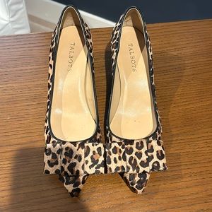 Talbot’s Leopard Kitten Heel